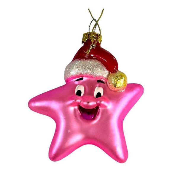 VTG Disney Little Mermaid Ariel & Friends Blown Glass Ornament Set of 6 In Box - Picture 8 of 15